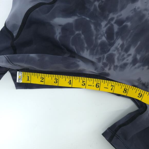 Baleaf Modern City Medium Athletic High Rise Dark Tie-Dye Biker Cycling Shorts - Picture 10 of 11